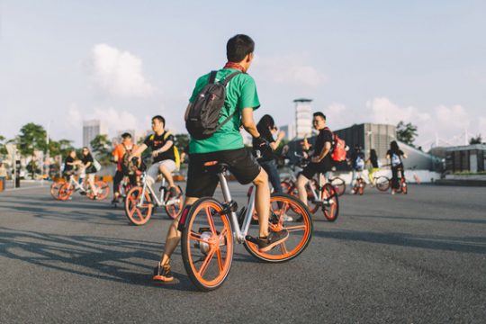 Mobikes in China