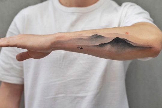 Mountain, Water, and Ink