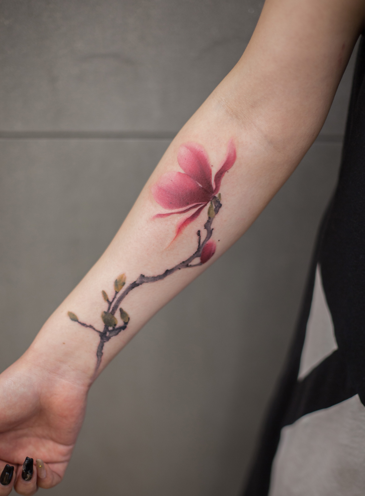 Phil TwoRavens Tattoo  Chinese painting inspired landscape There are no  mistakes just happy accidents Miss you Bob Ross  landscapetattoo  paintingtattoo chineselandscape bobross  Facebook