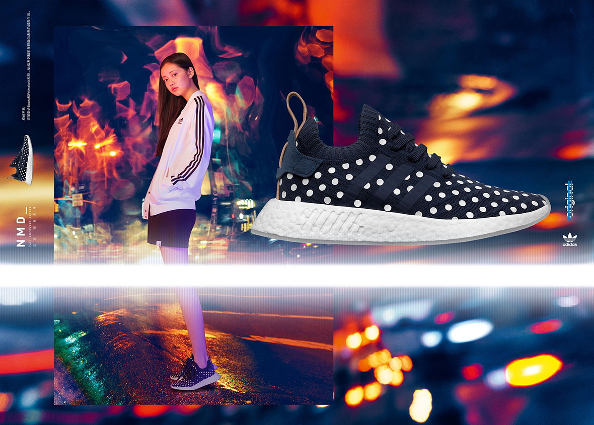 adidas gazelle silver green womens Adidas NMD R2 Ronin Polka Dot (W)